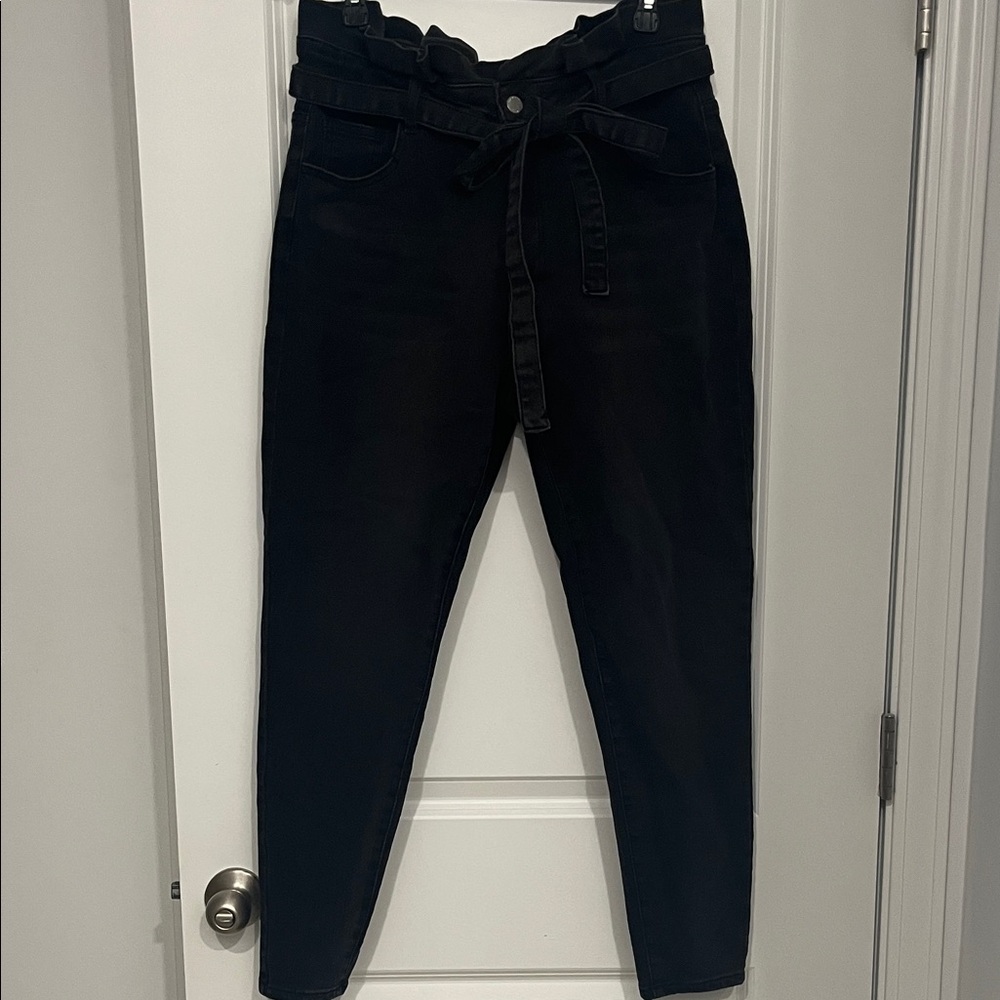 SHEIN High Rise Black Women's Jeans